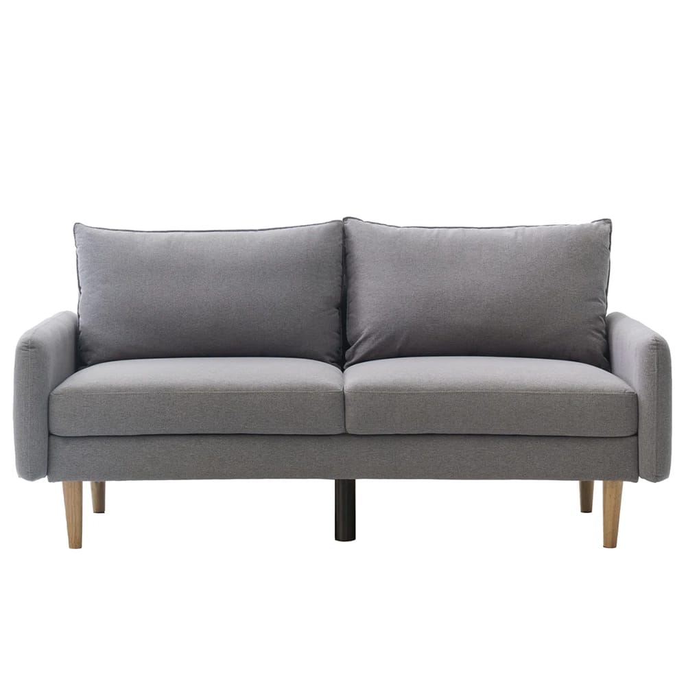 Zinus Upholstered Mid-Century Modern Sofa, Gray