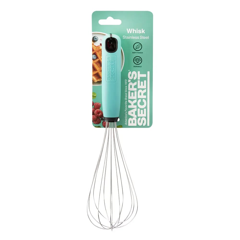 Baker's Secret Stainless Steel Whisk, 12"