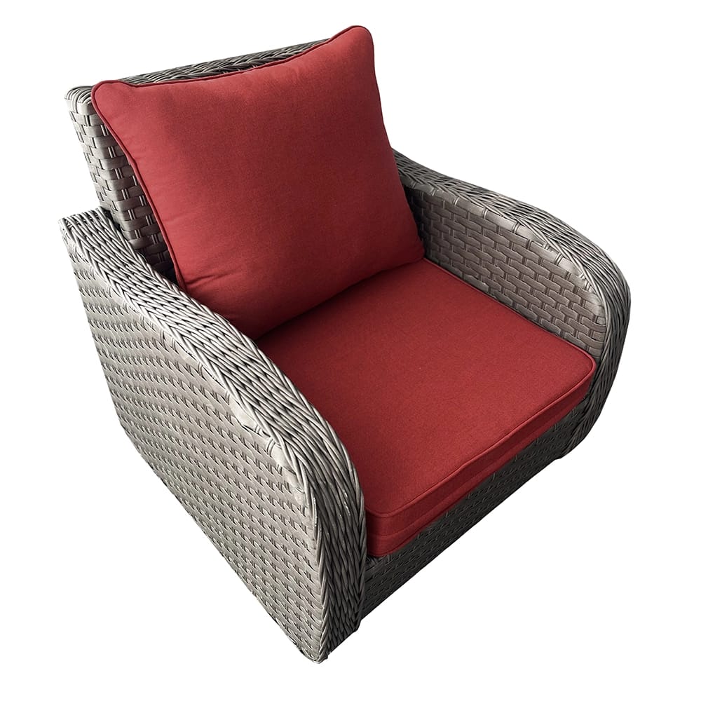 OutdoorLiving Furnishings Acrylic Deep Seat Patio Cushion with 3M Scotchgard, Red