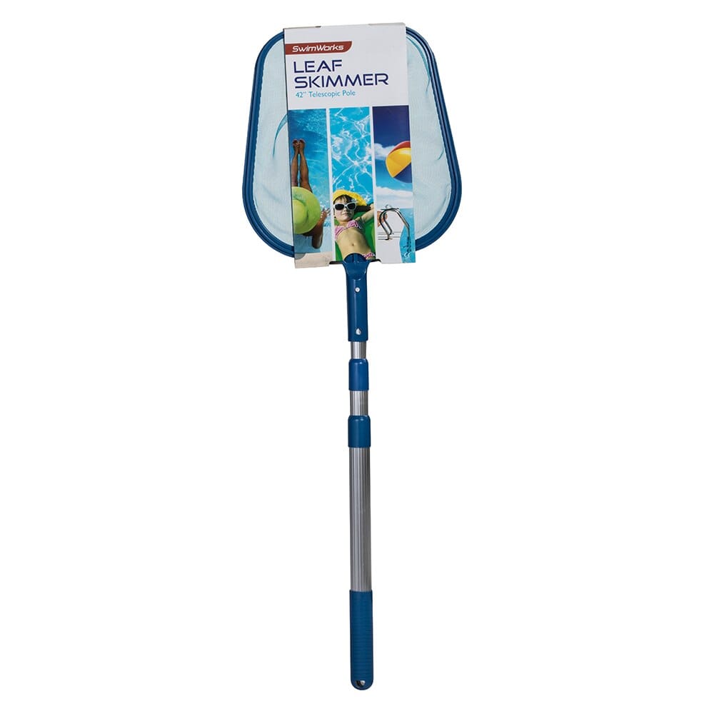 SwimWorks Leaf Skimmer with Telescopic Pole