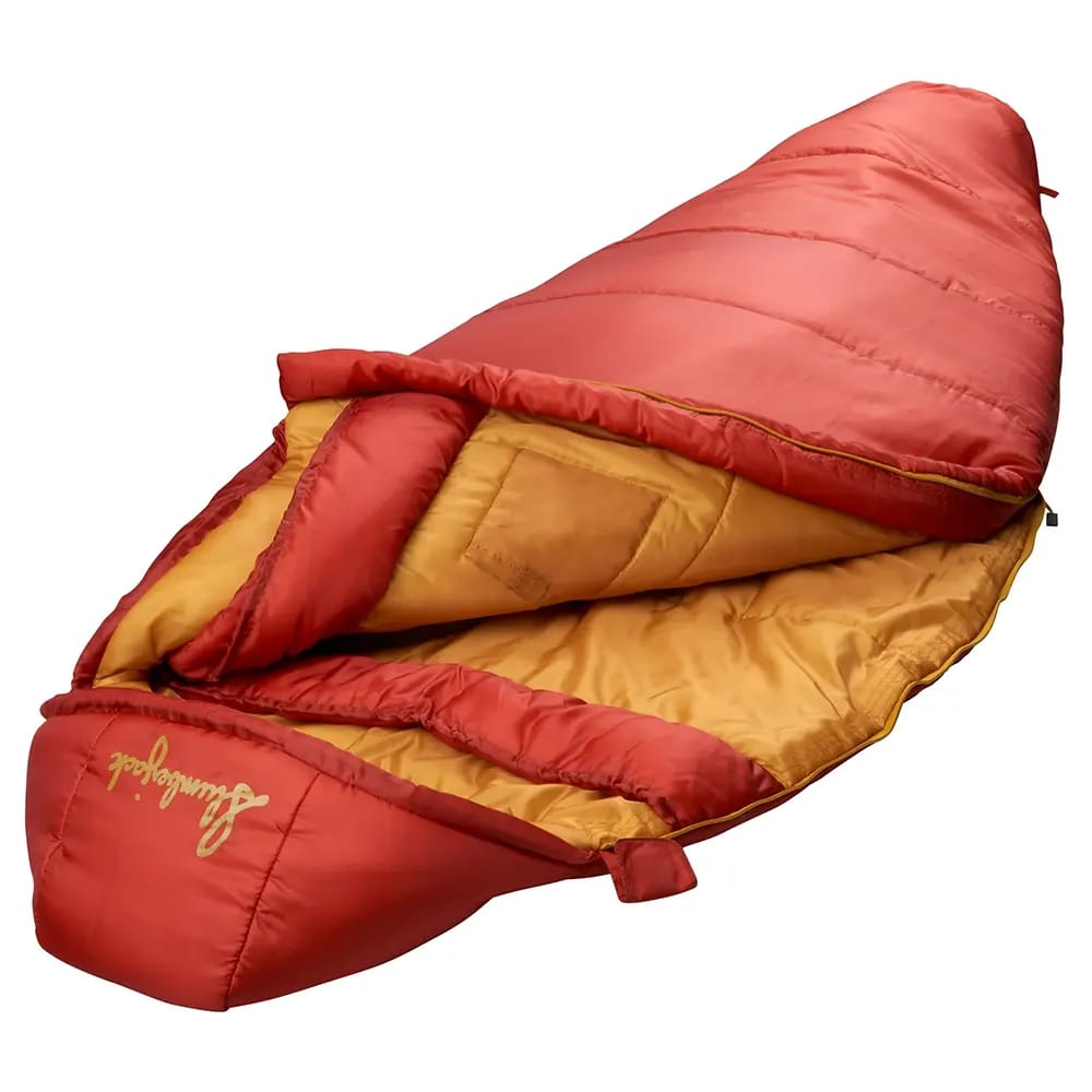 Slumberjack Eagle Falls 20-Degree Side-Sleeper Mummy Sleeping Bag, Orange