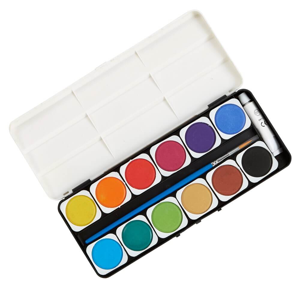 Phoenix Artist's Watercolour Tablets Set, 26 Piece