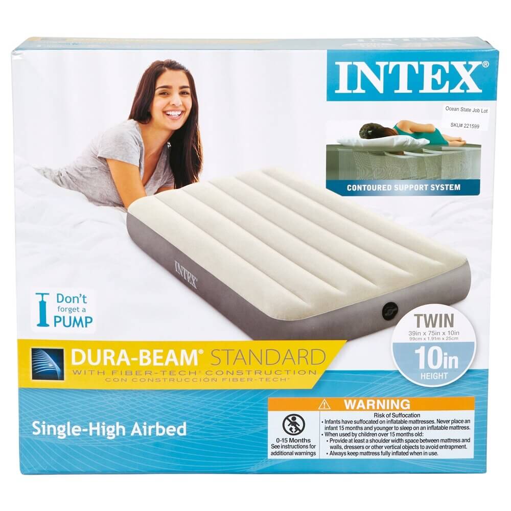 Intex Twin Dura-Beam Single-High Air Mattress