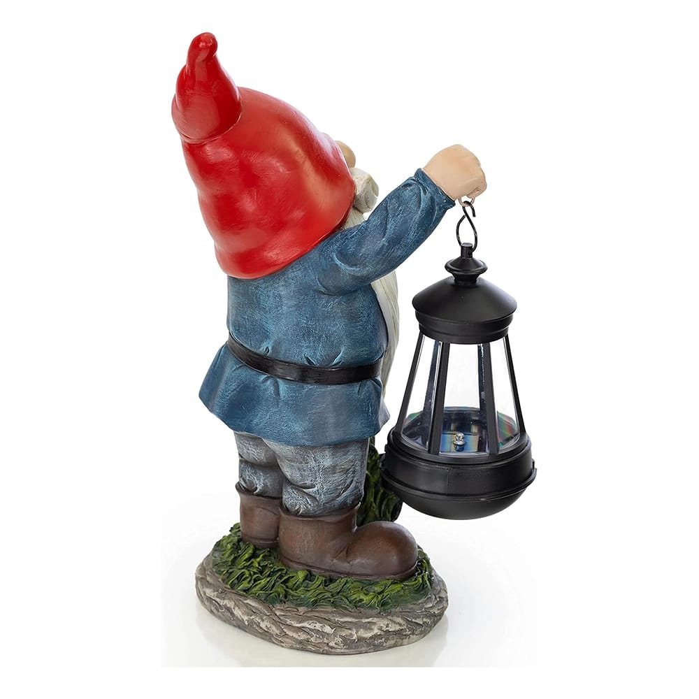 VP Home Garden Gnome with Lantern