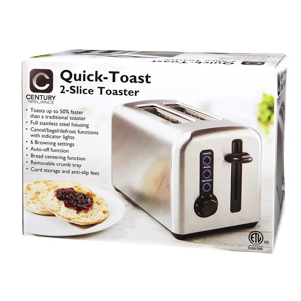 Century Quick Toast Stainless Steel Toaster