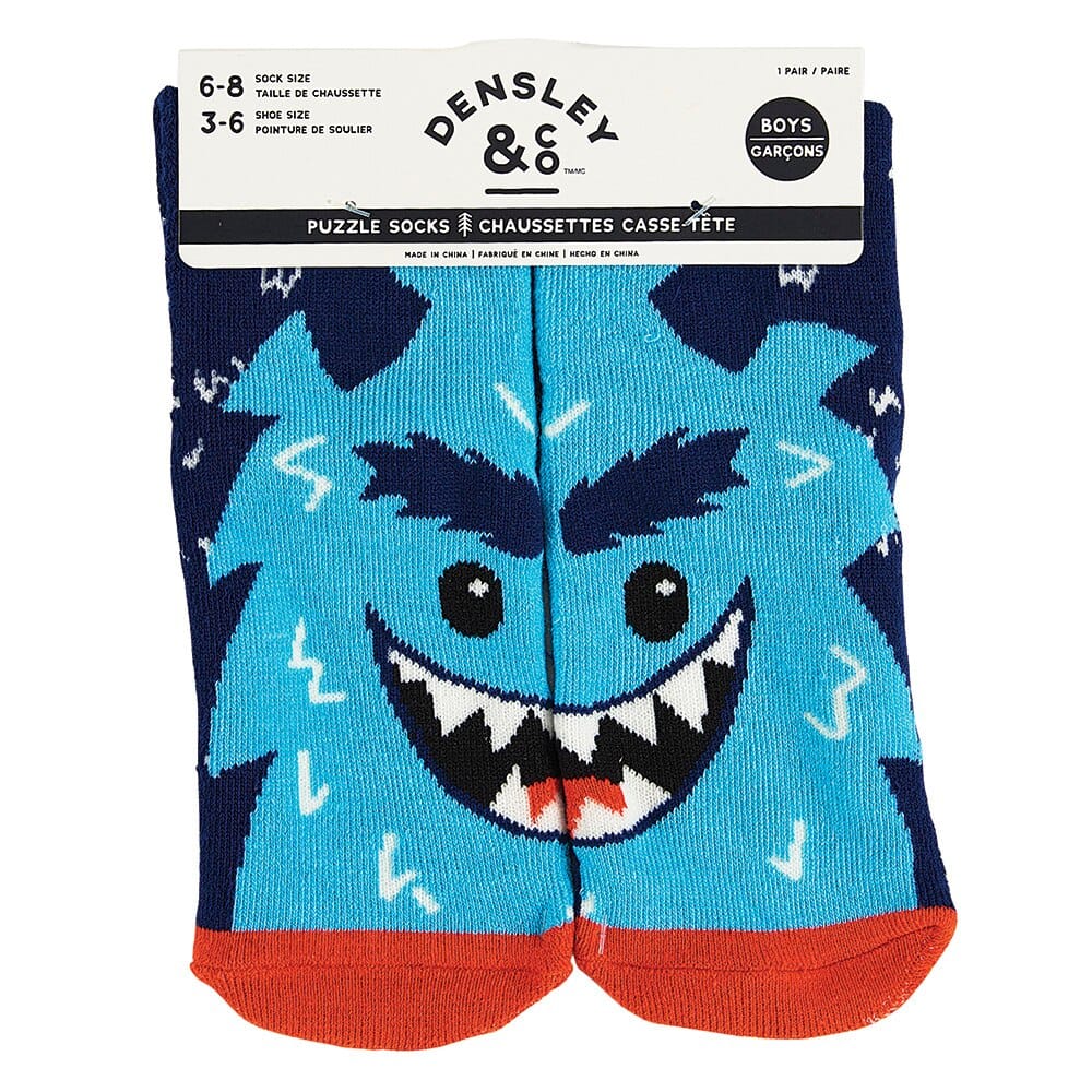 Densley & Co Boy's Novelty Puzzle Socks