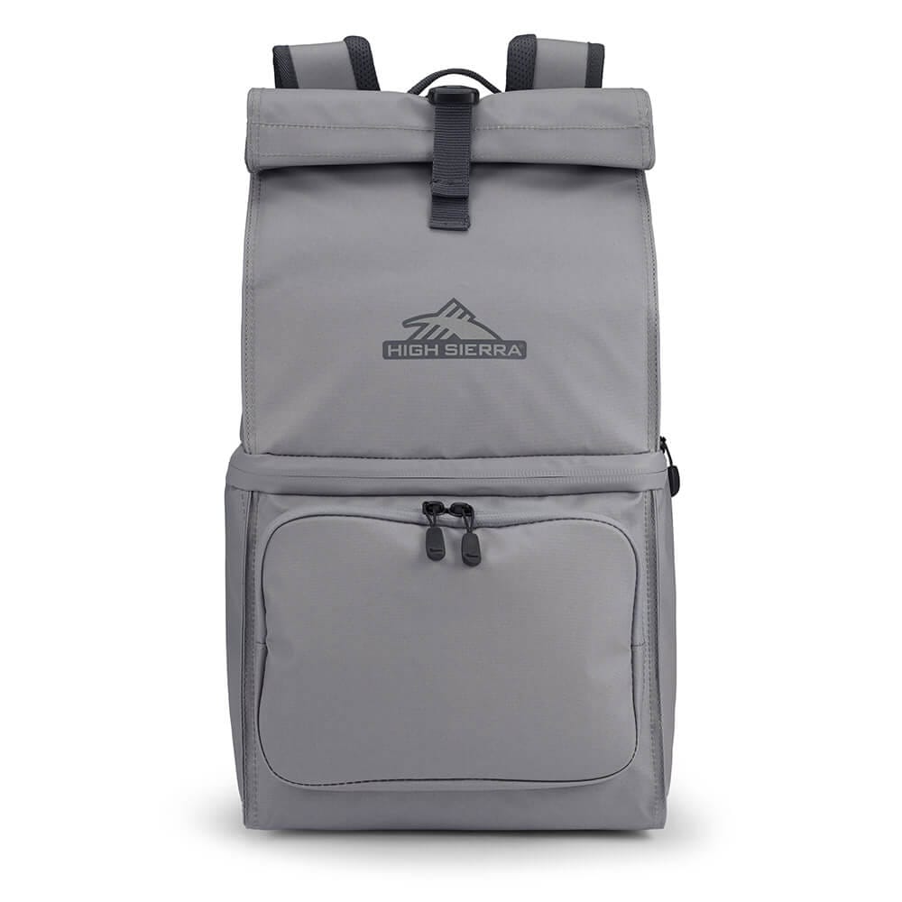 High Sierra Beach Cooler Backpack, Steel Gray/Mercury
