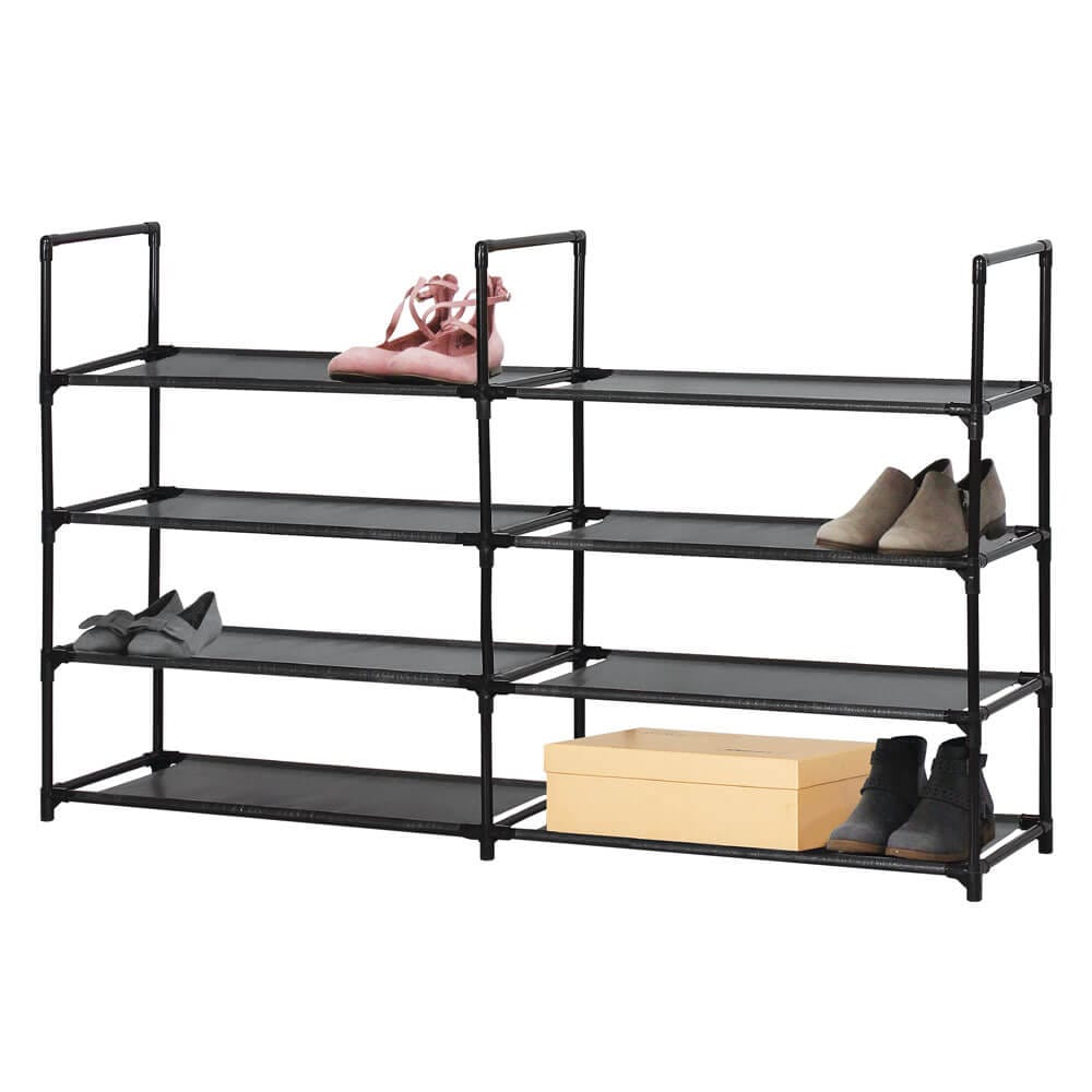 4-Tier Double Shoe Rack