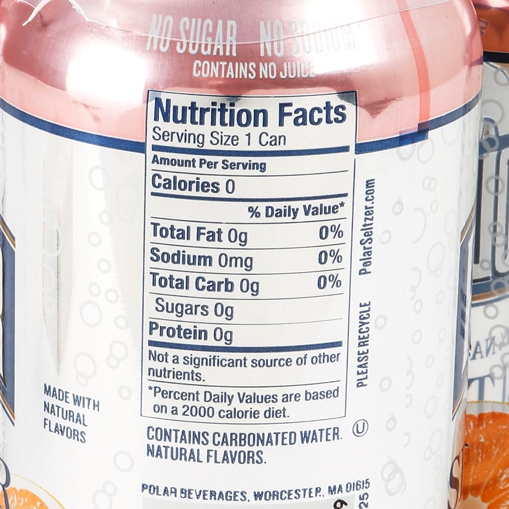 Polar Grapefruit Seltzer, 12 fl oz, 6 Count