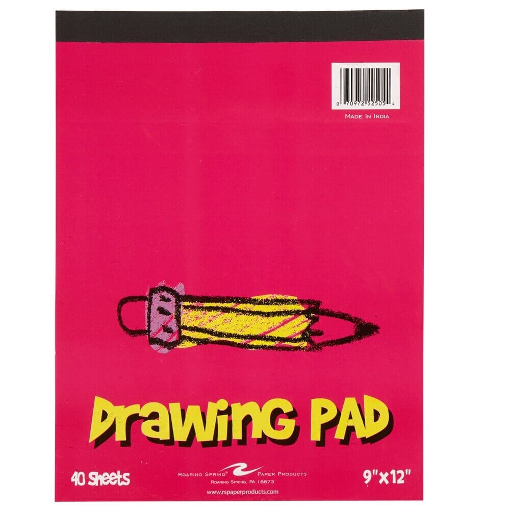 Roaring Springs Drawing Pad, 40 Sheets