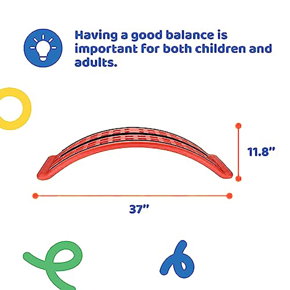Dazmers Children's Balance Board, Red