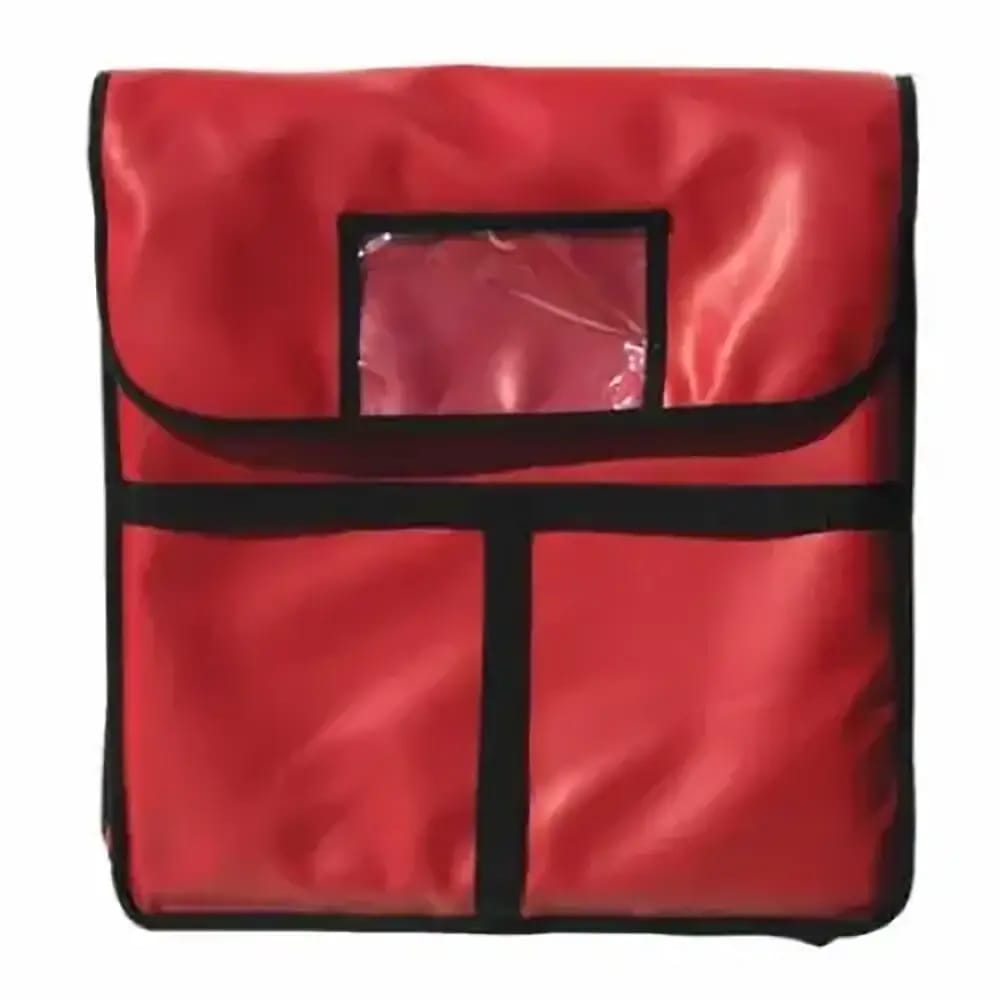 Insulated Pizza Delivery Bag, 24" x 24", Red