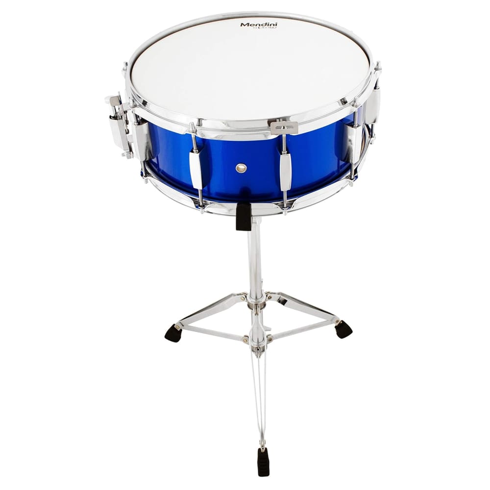 Mendini Student Snare Drum Set, Blue