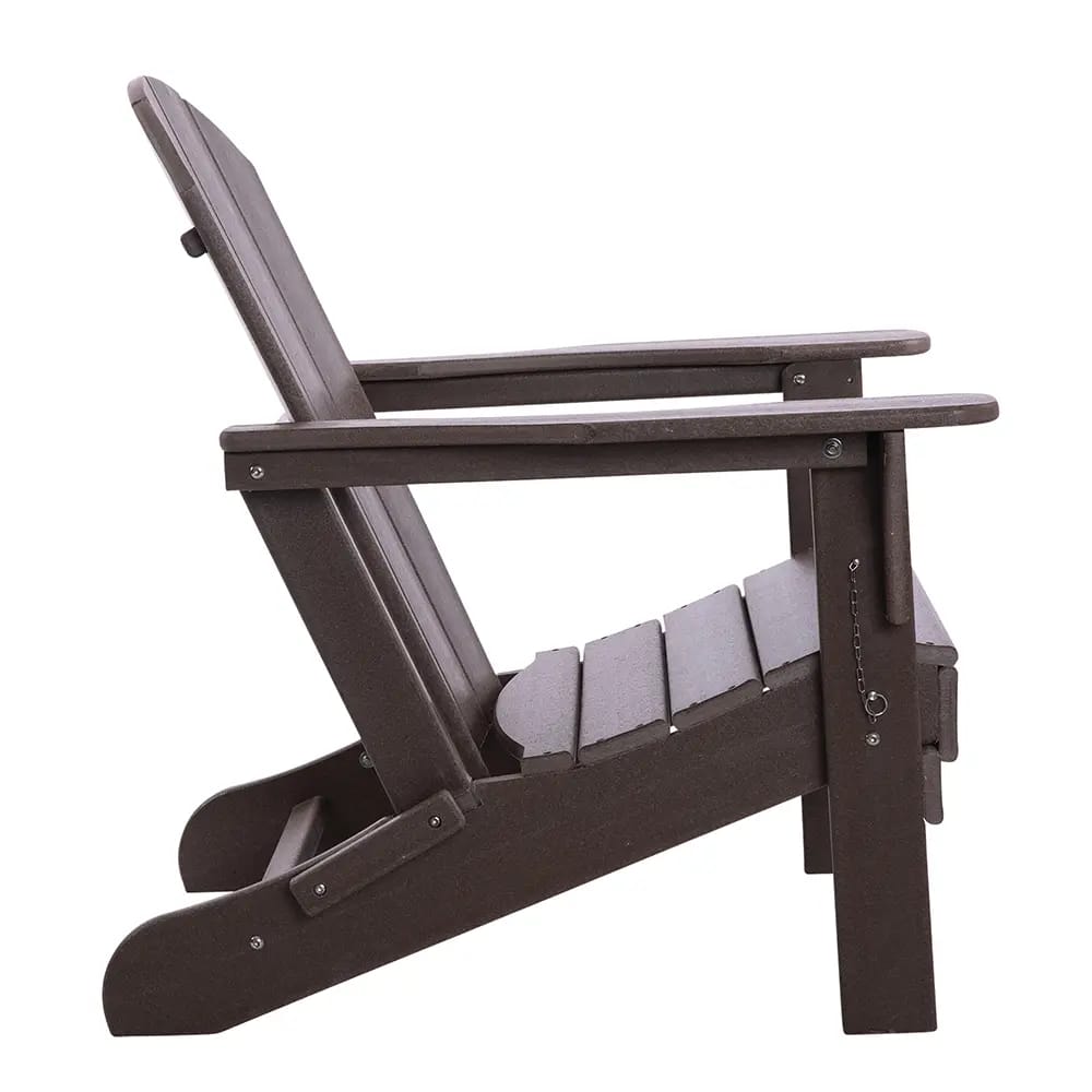 Folding Adirondack Chair, Brown