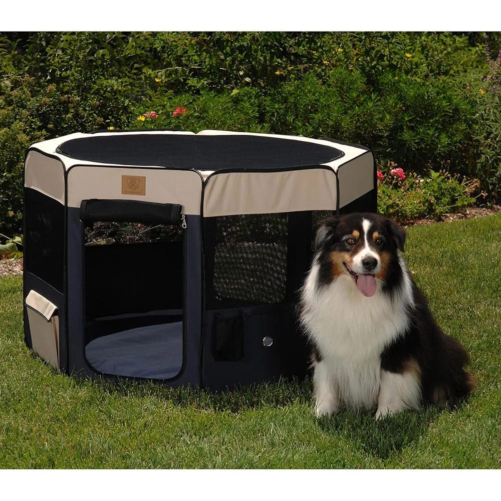 Precision Pet SoftSide Play Yard with Heavy Duty Carrying Case