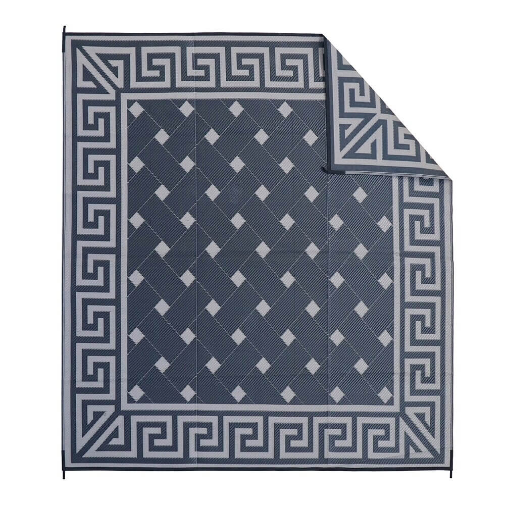 Aurora 9'x9' Reversible Patio Rug