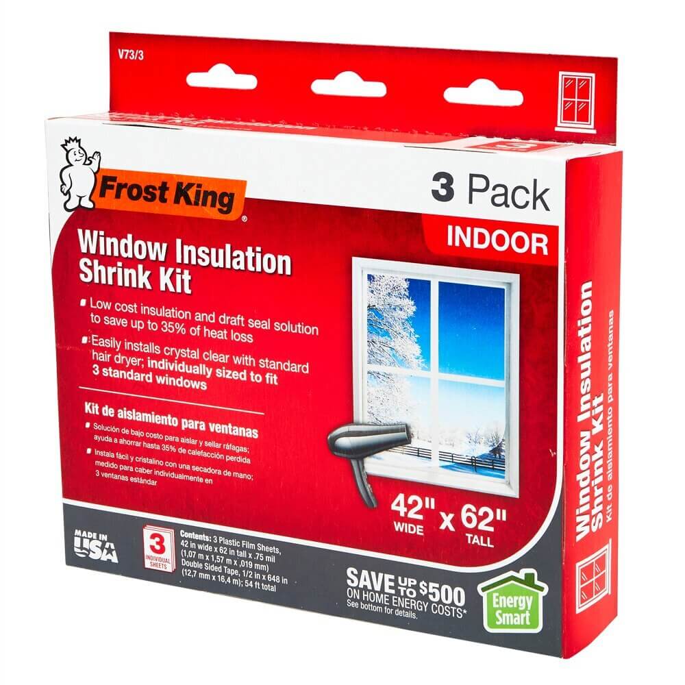 Frost King Window Insulation Shrink Kit, 3 Count