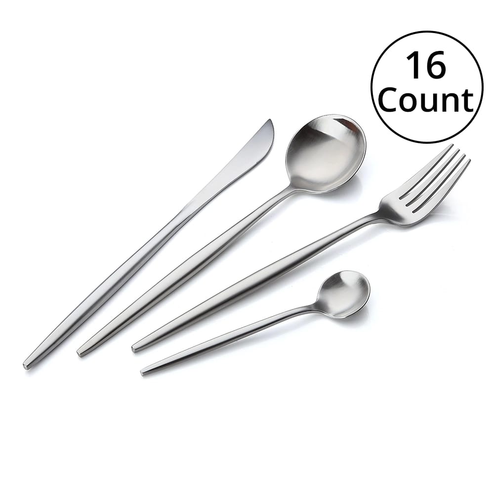 Bruntmor 16-Piece Stainless Steel Cutlery Set