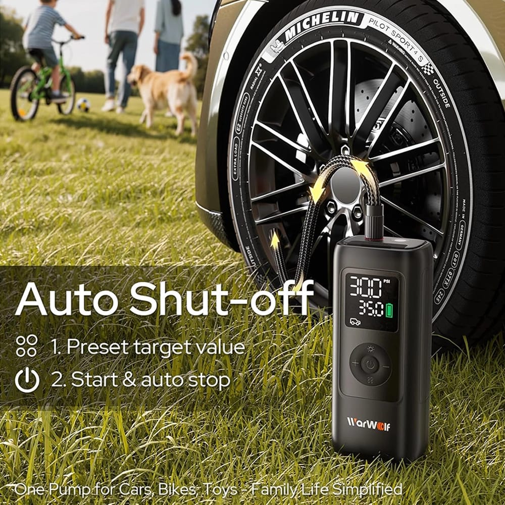 WarWolf 160PSI Tire Inflator Portable Air Compressor