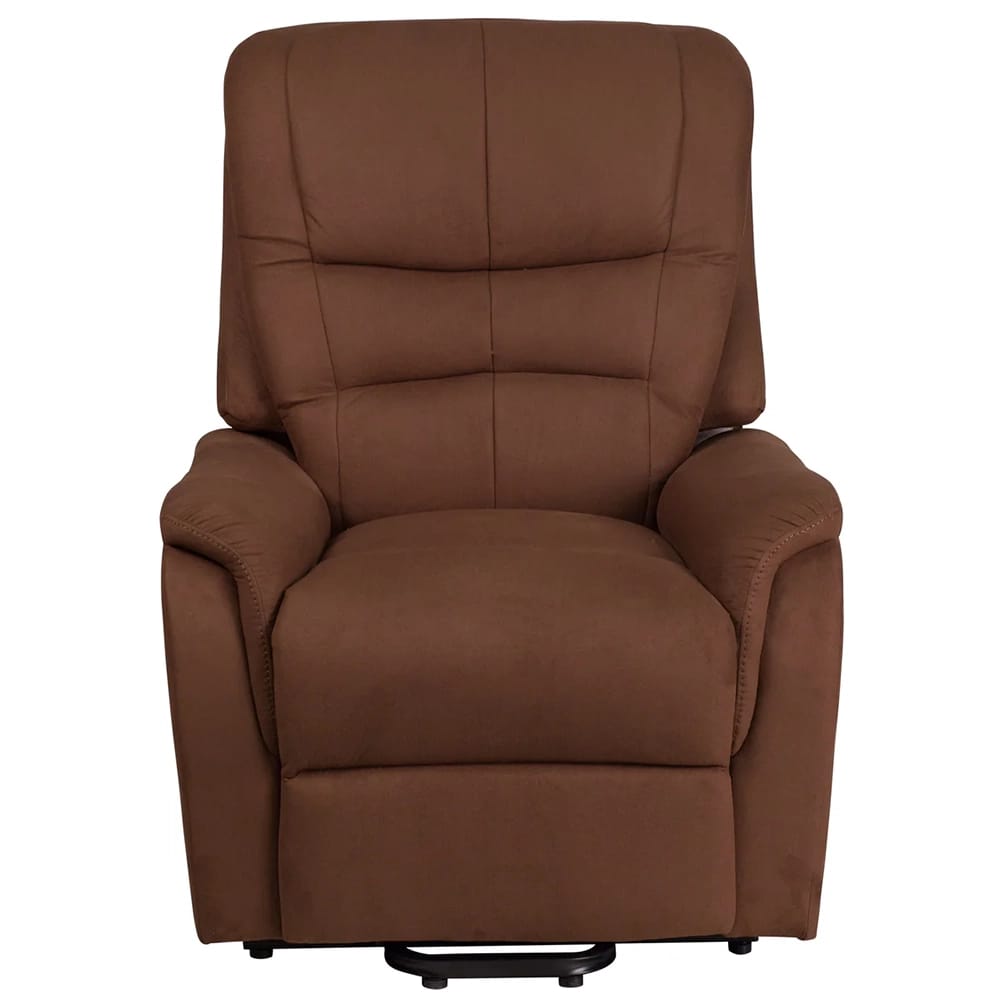 Remote Powered Microfiber Lift Recliner, Brown