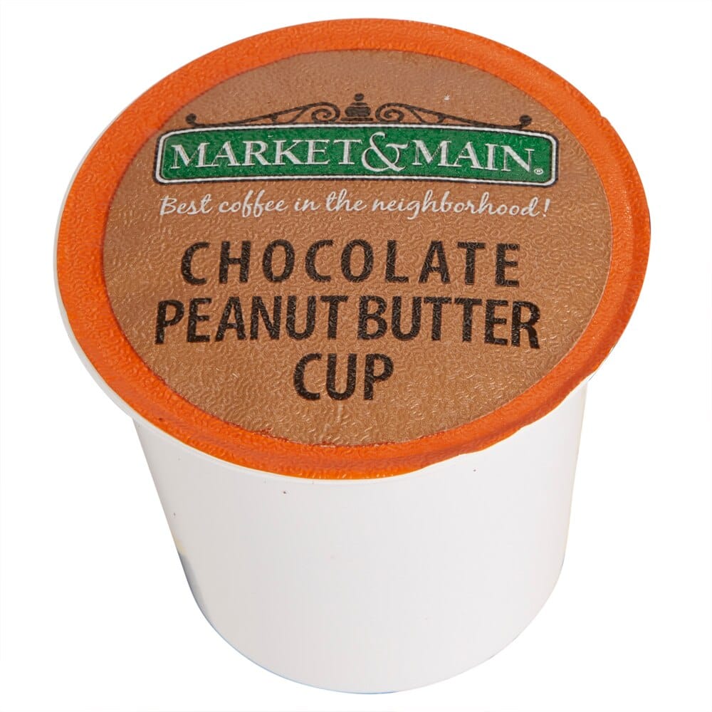 Market & Main Chocolate Peanut Butter Cup Coffee, 18 Count