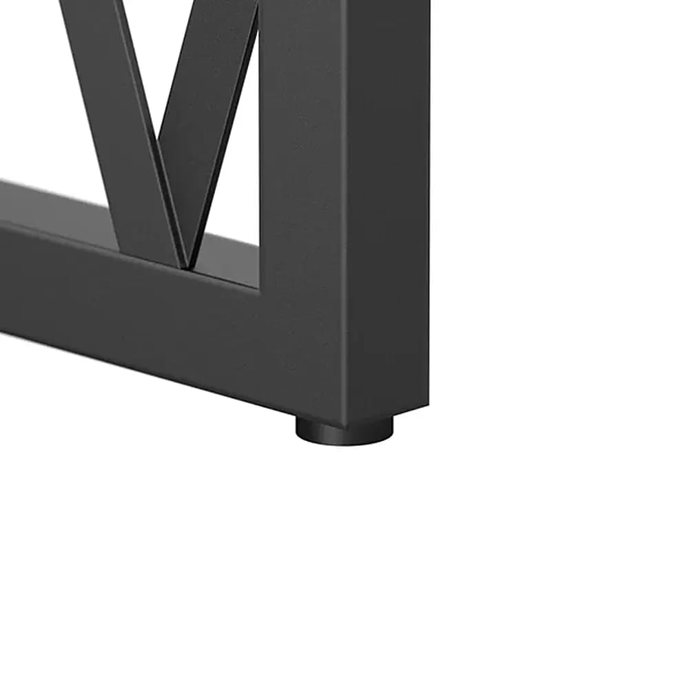 Bush Furniture City Park Industrial Writing Desk, Dark Gray Hickory