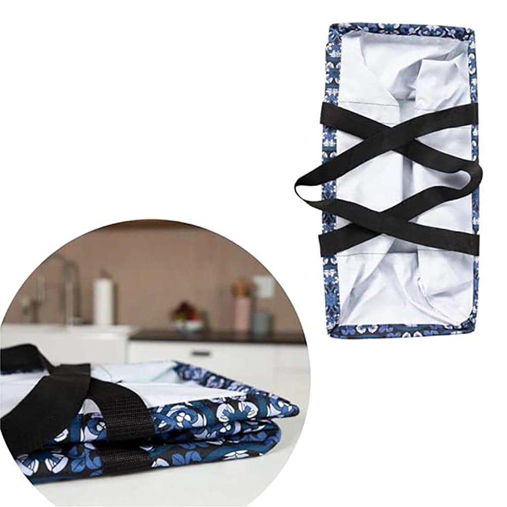 VP Home Reusable Tote Bag, Blue/Multicolor