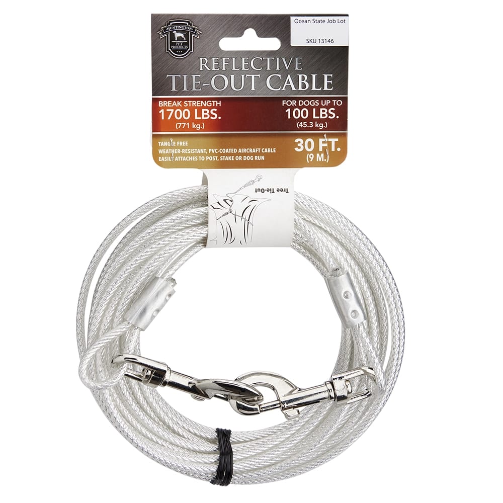 30' Tie-Out Dog Large Dog Cable