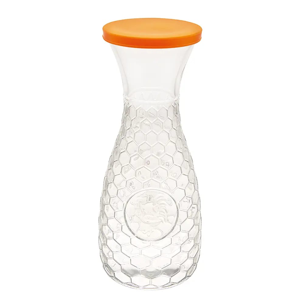 Embossed Glass Carafe, 37 fl. oz.