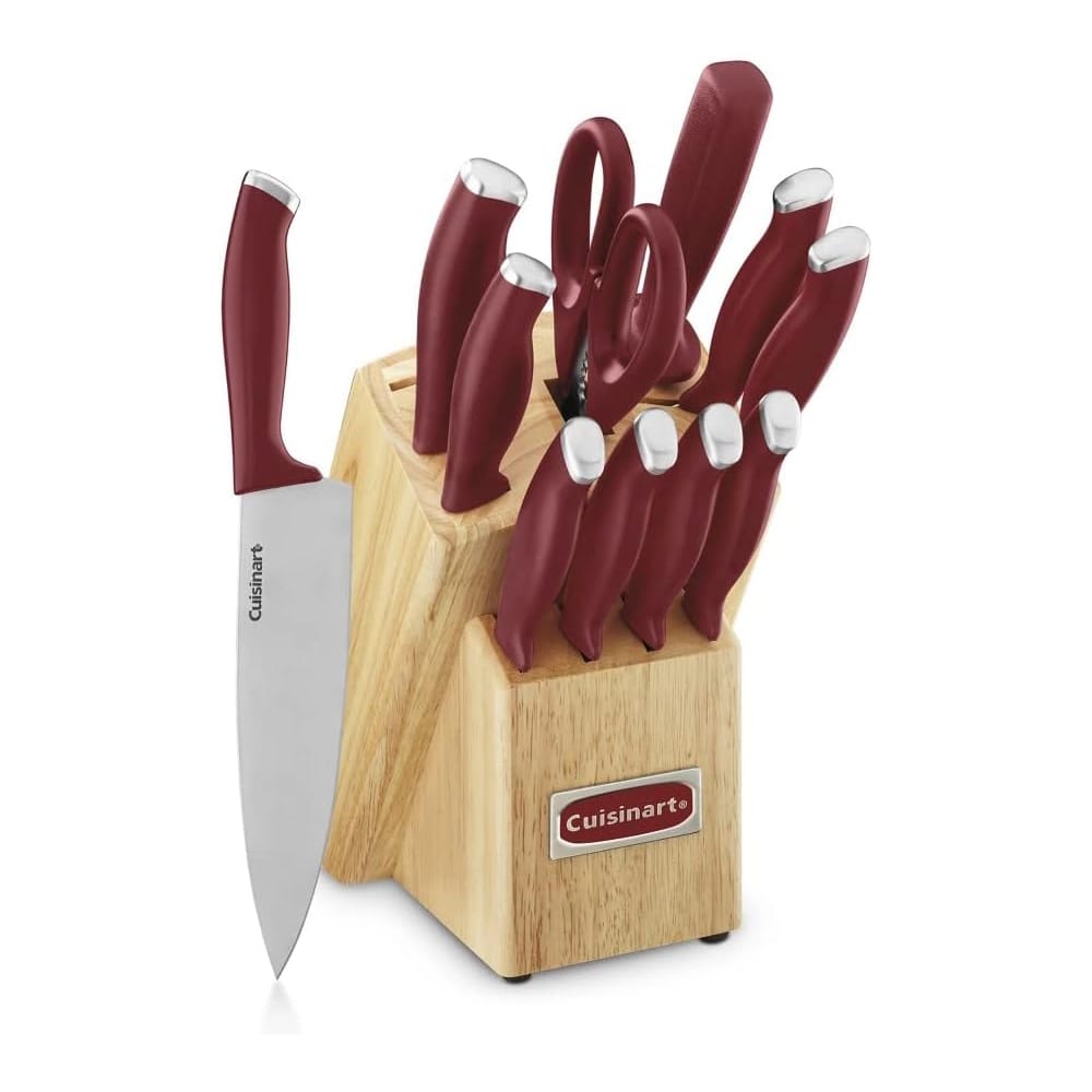 Cuisinart 12 Piece Knife Block Set, Red