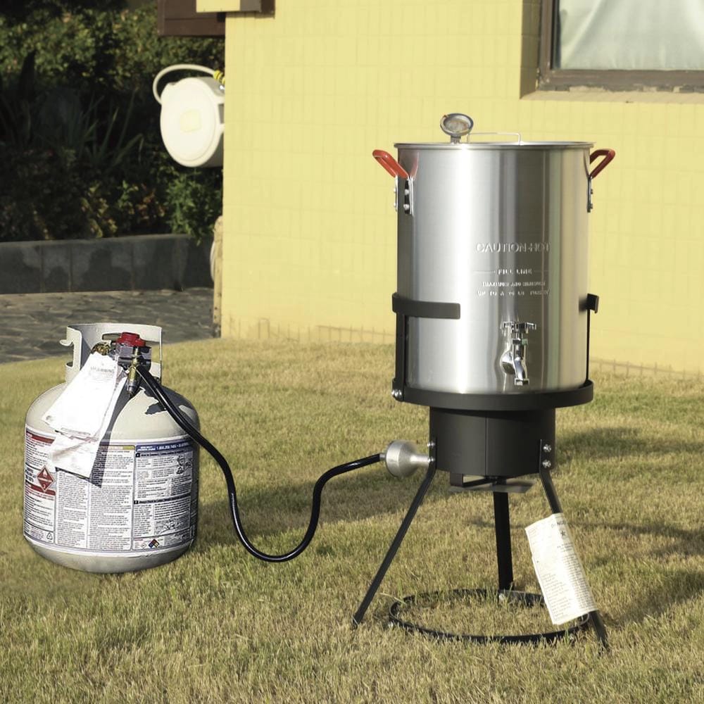 Red Mountain Valley 30 Qt. Propane Gas Turkey Fryer with Spigot