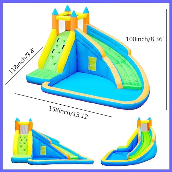 Doctor Dolphin Inflatable Castle Water Slide