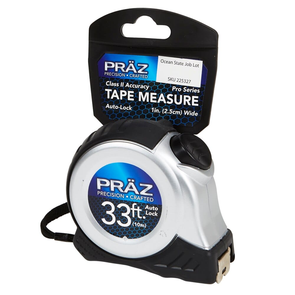 PRAZ Tape Measure, 33'