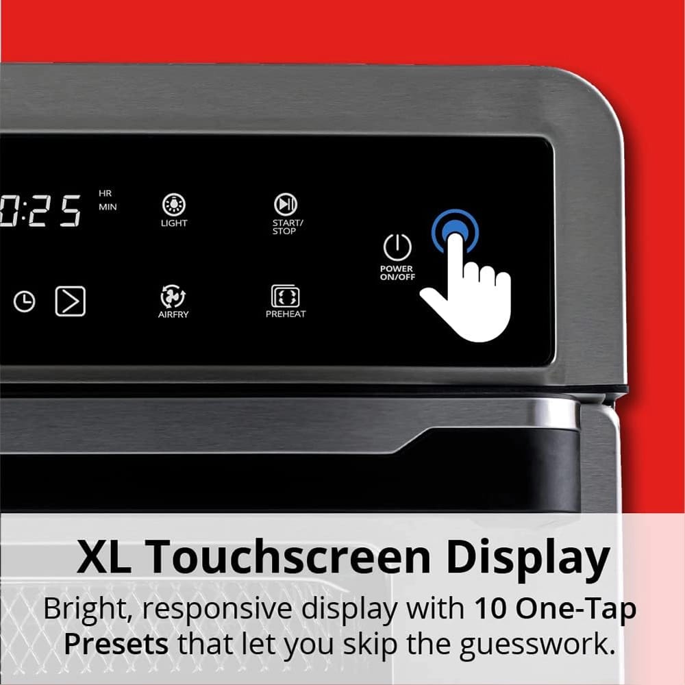 Aria 30 Quart Touchscreen Toaster Oven and Air Fyer