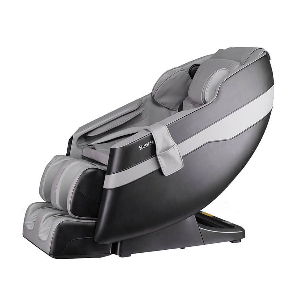 Lifesmart Deluxe 2D Massage Chair, Gray/Black