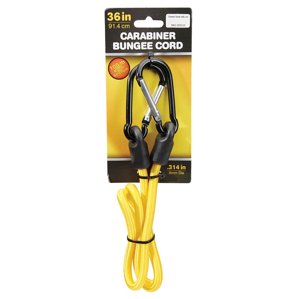 Carabiner Bungee Cord, 36"