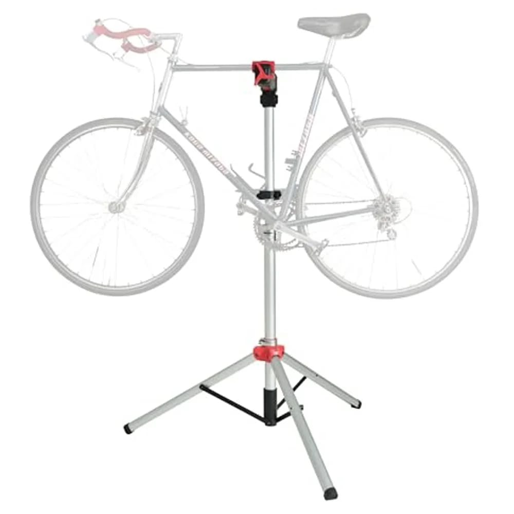 PRO BIKE TOOL Bike Repair Stand, Red/Silver