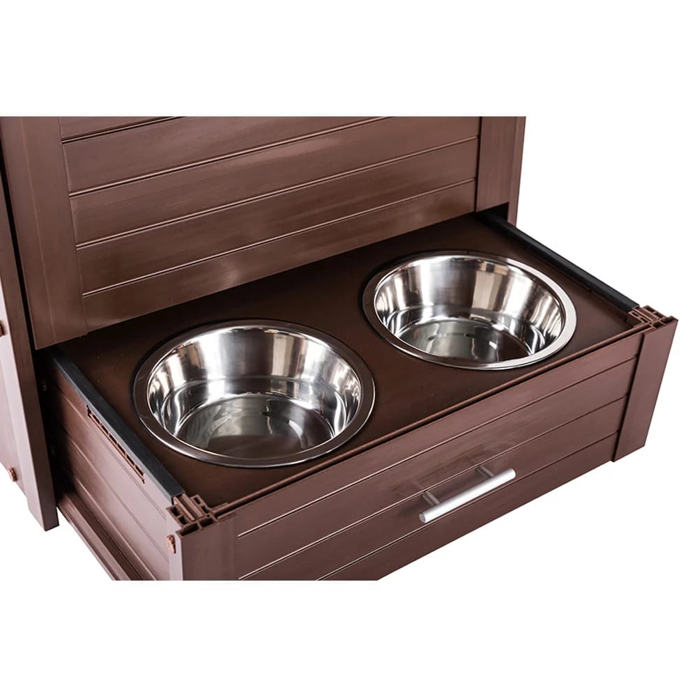 NewAgePet Brea Pantry Pet Diner, Russet