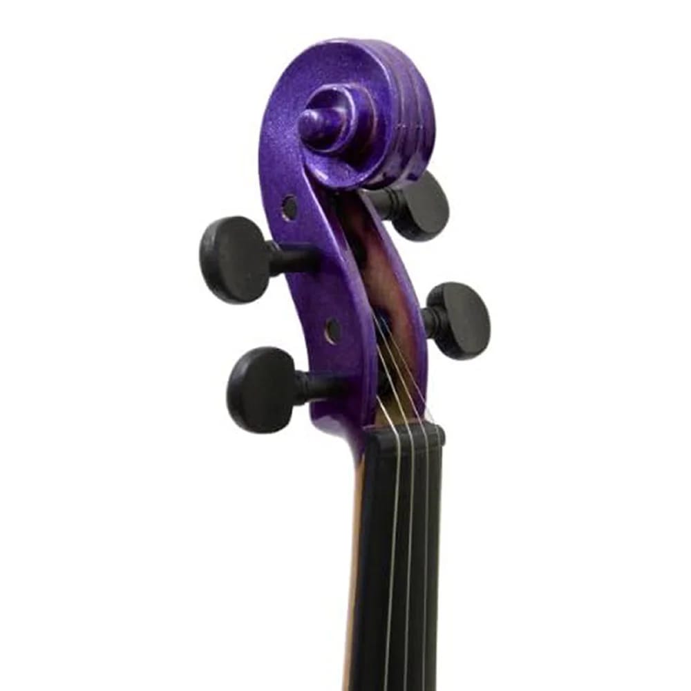 Mendini 16" Solid Wood Viola, Purple