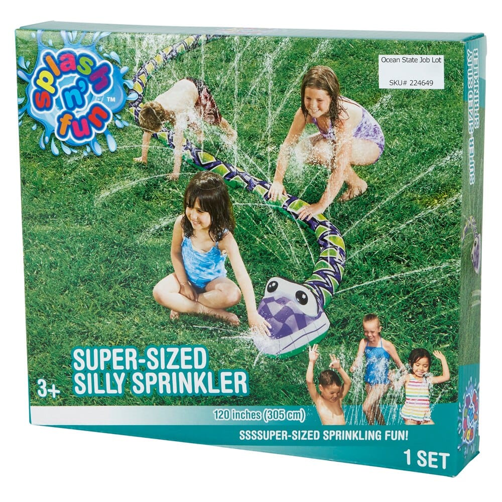 Splash n' Fun Snake Super-Sized Silly Sprinkler