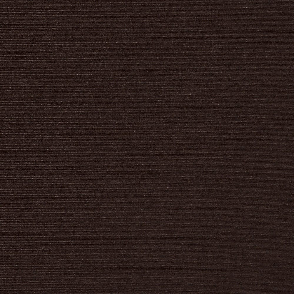 Cordless Faux Silk Fabric Roller Shade, Dark Chocolate, 34" x 66"