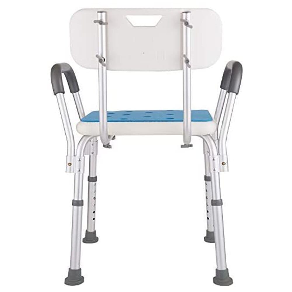 HappyNites Easy Fit Shower Stool with Rails and Shower Bag