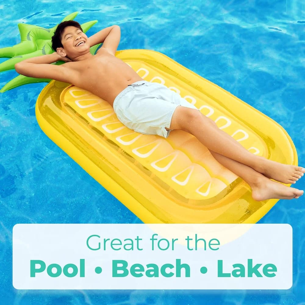 Greenco Giant Inflatable Pineapple Pool Float