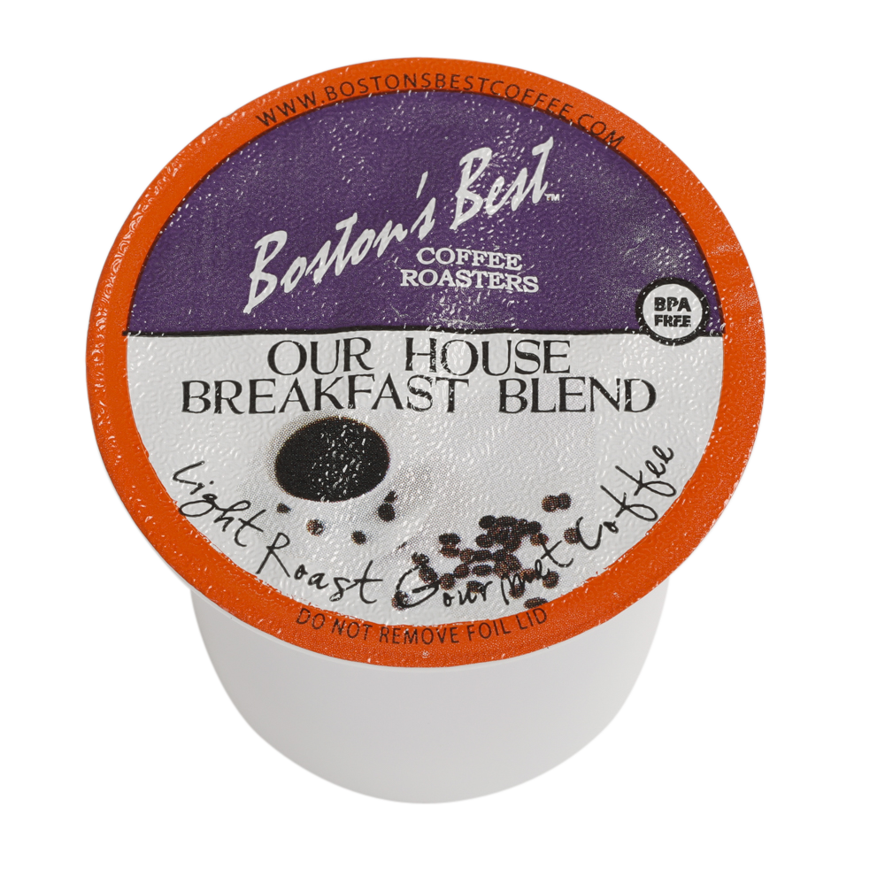 Boston’s Best Light Roast Our House Breakfast Blend Gourmet Coffee Cups ...