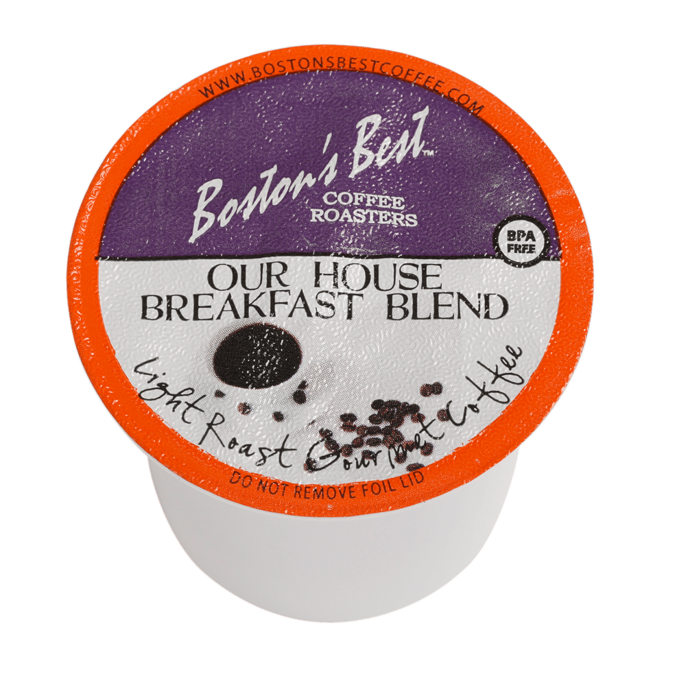 Boston's Best Light Roast Our House Breakfast Blend Gourmet Coffee Cups, 80 Count