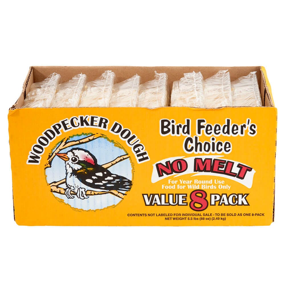 Bird Feeder's Choice No Melt Woodpecker Dough Value Pack, 8 Count