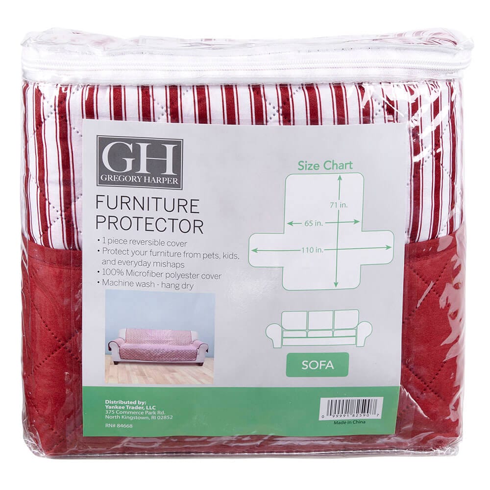 Gregory Harper Reversible Striped Sofa Protector, 71" x 110"