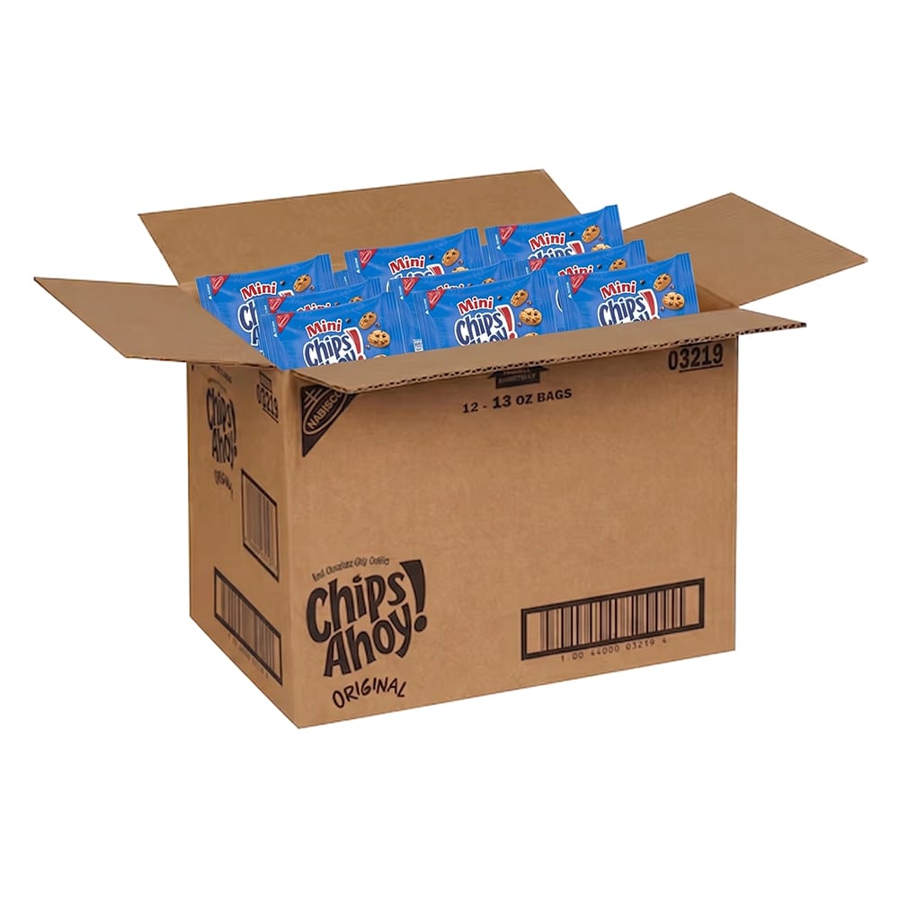 CHIPS AHOY! Minis Original Fudgy Chocolate Chip Cookies, 120 Pack
