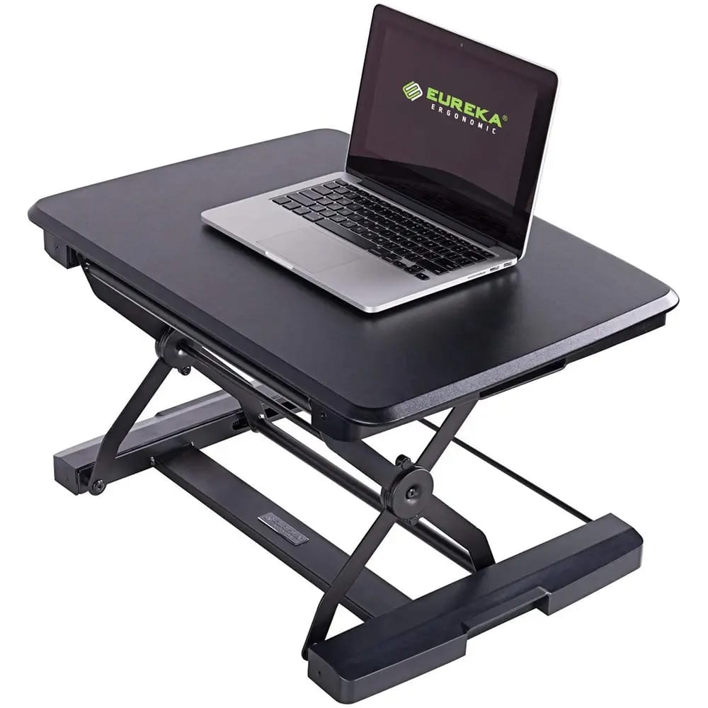 Eureka Ergonomic Height Adjustable Desk Converter, Black