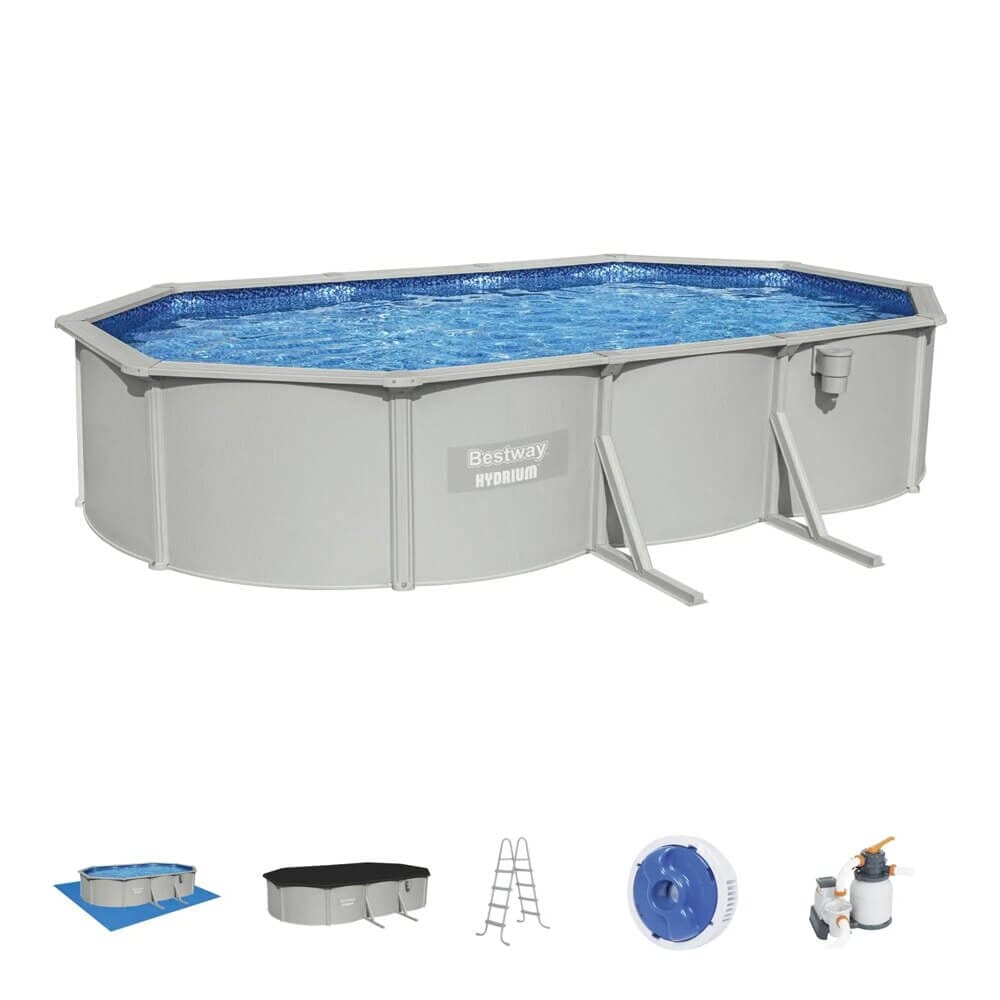 Bestway Hydrium 20' x 12' x 48" Steel Wall Above Ground Pool Set